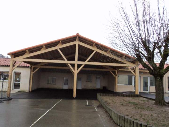 Réalisations de préau en Vendée (3)