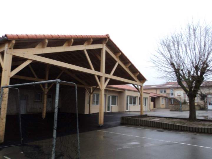 Réalisations de préau en Vendée (4)